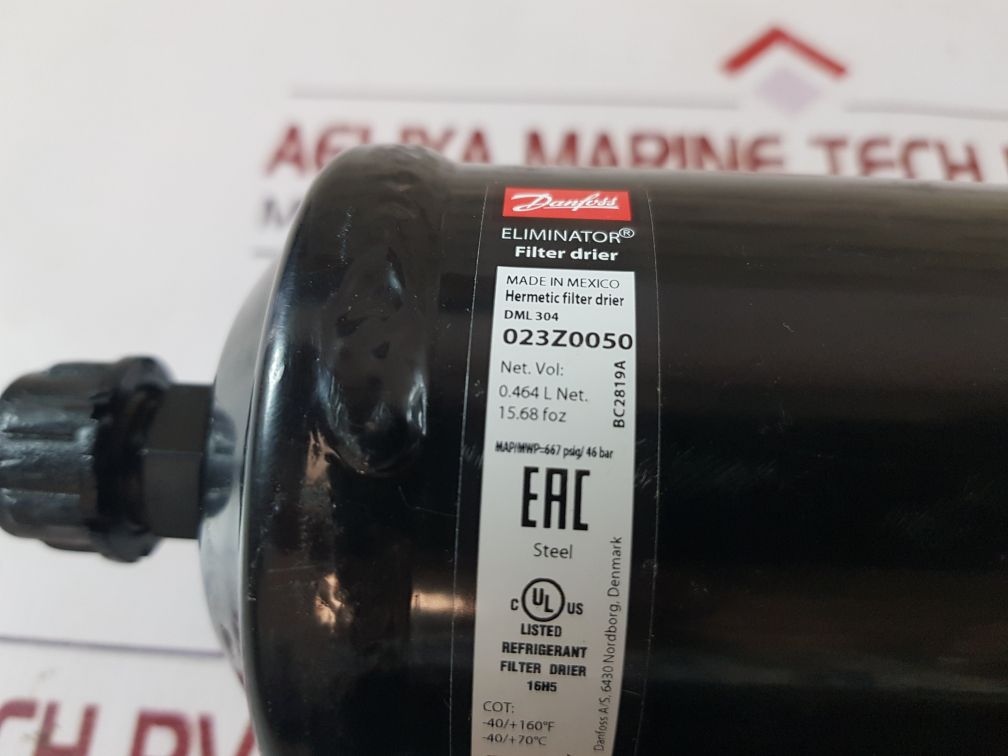 Danfoss Dml 304 Hermetic Filter Drier