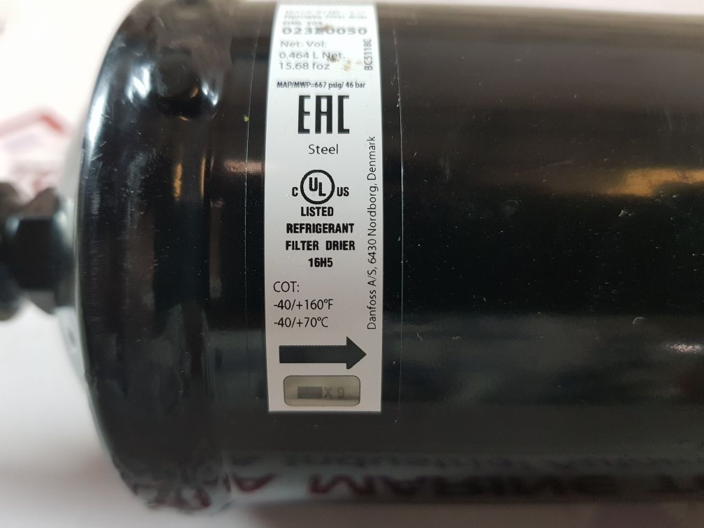 Danfoss Dml 304 Hermetic Filter Drier