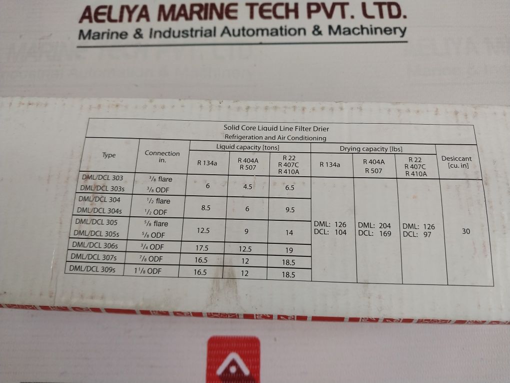 Danfoss Dml 305 Liquid Line Filter Drier