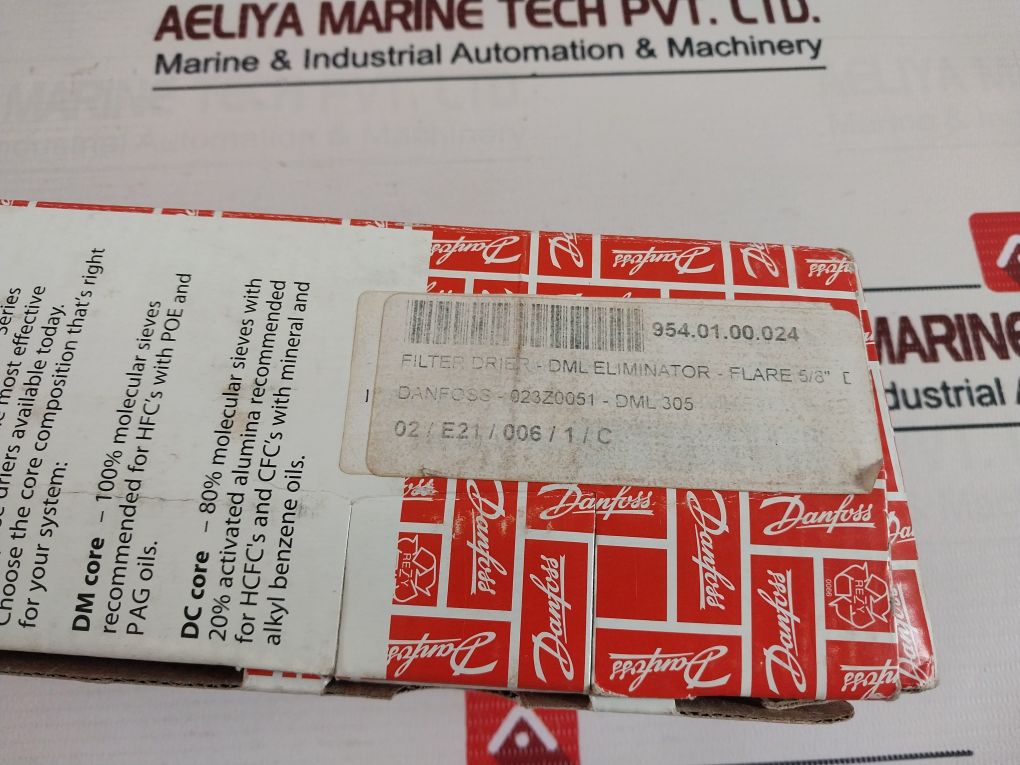 Danfoss Dml 305 Liquid Line Filter Drier