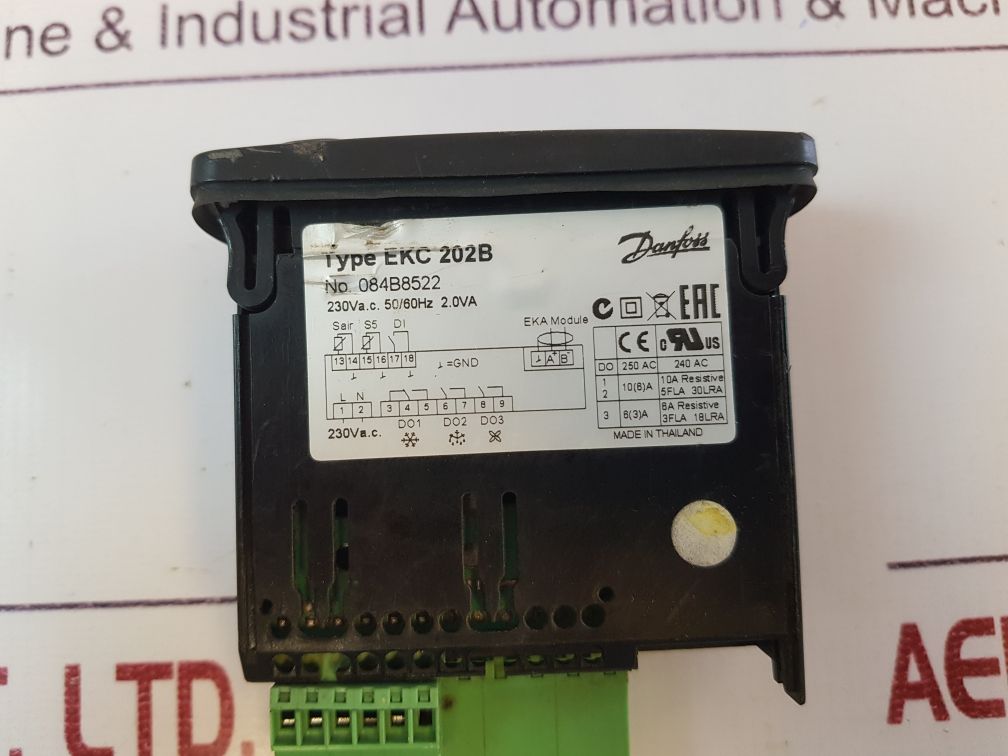 Danfoss Ekc 202B Refrigeration Controller 230V Ac – Aeliya Marine Tech®