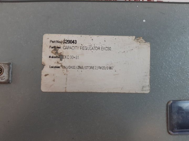 Danfoss Ekc 30/Ekc 31 Capacity Regulator
