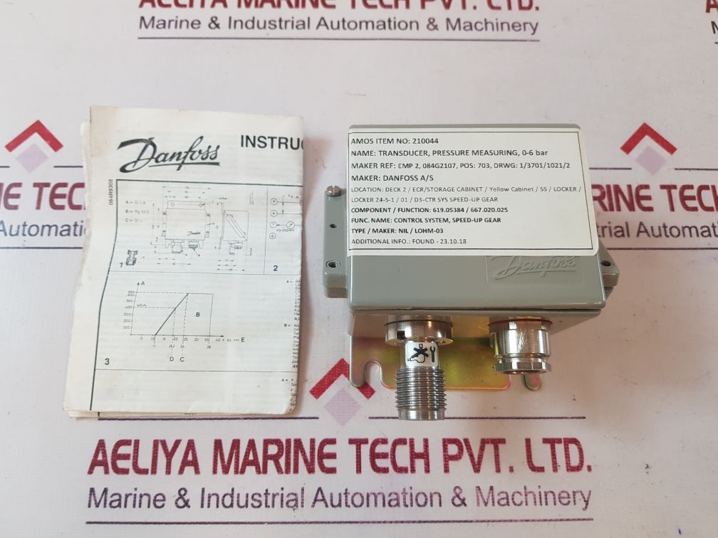 Danfoss emp2 084g2107 pressure transmitter 
