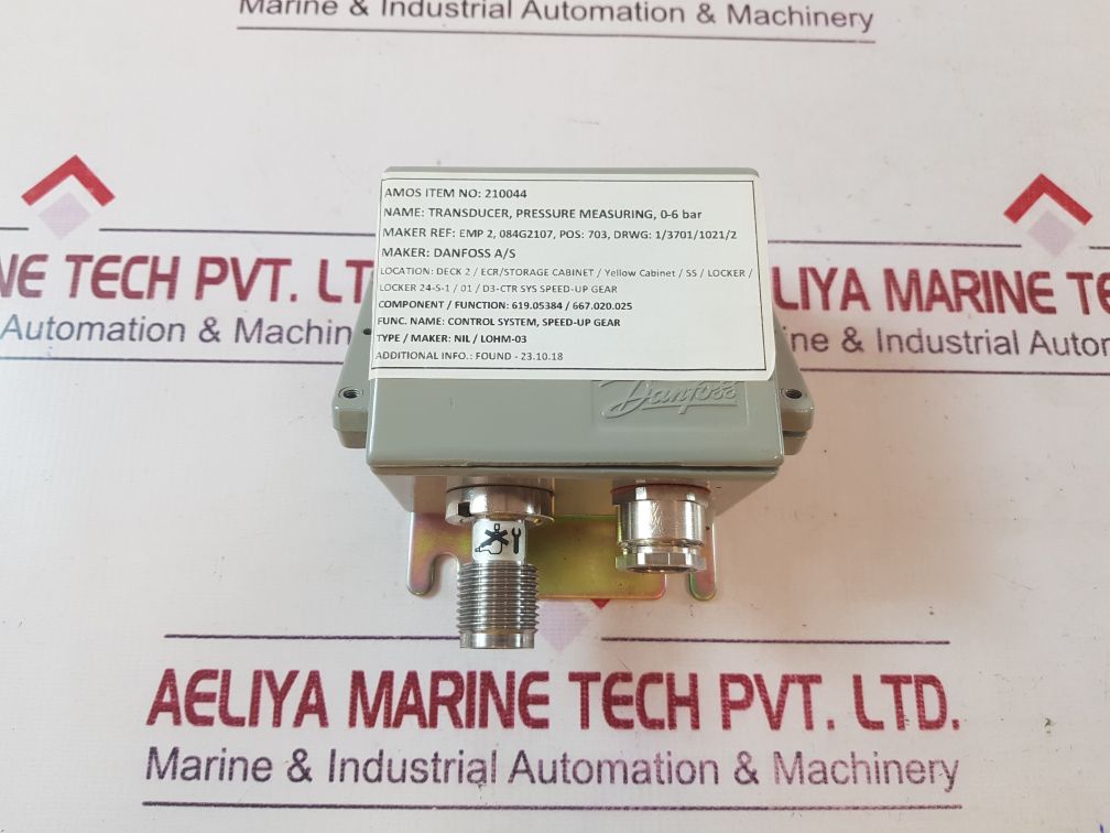 Danfoss emp2 084g2107 pressure transmitter 