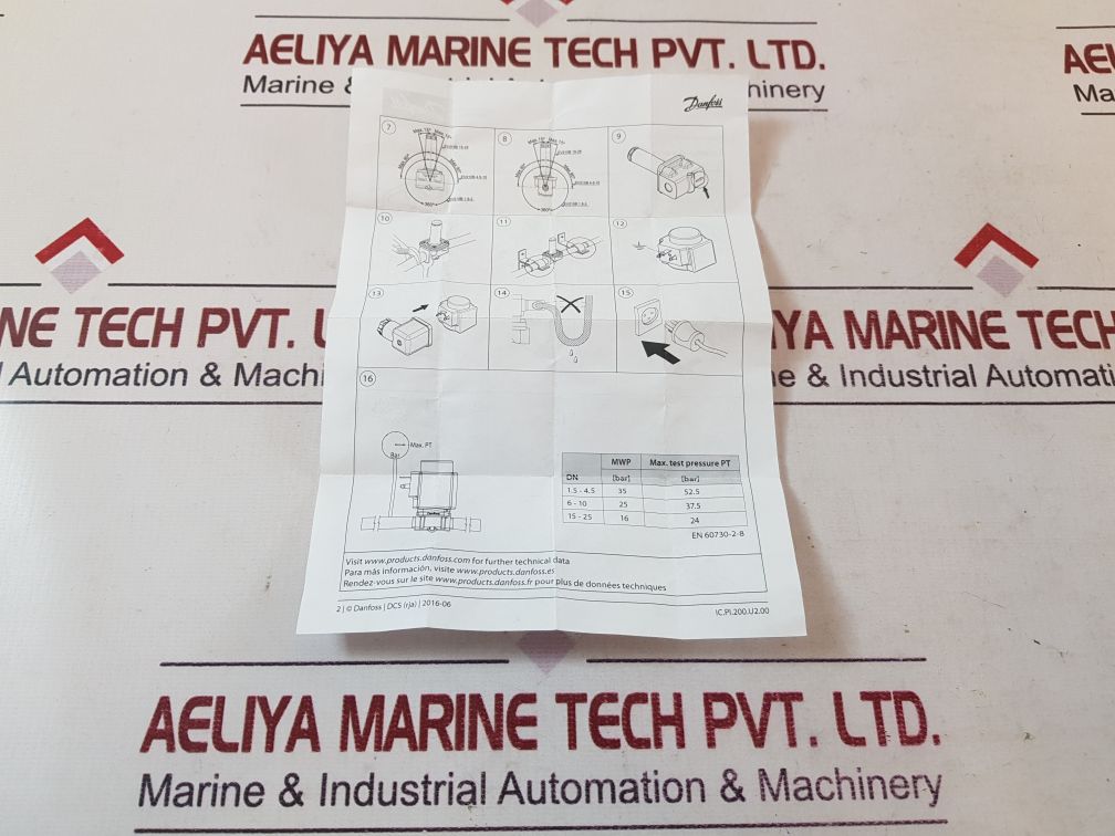 Danfoss Ev210B Solenoid Valve 032U1210