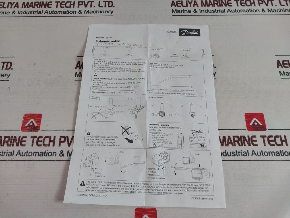 Danfoss Evr 10 Solenoid Valve