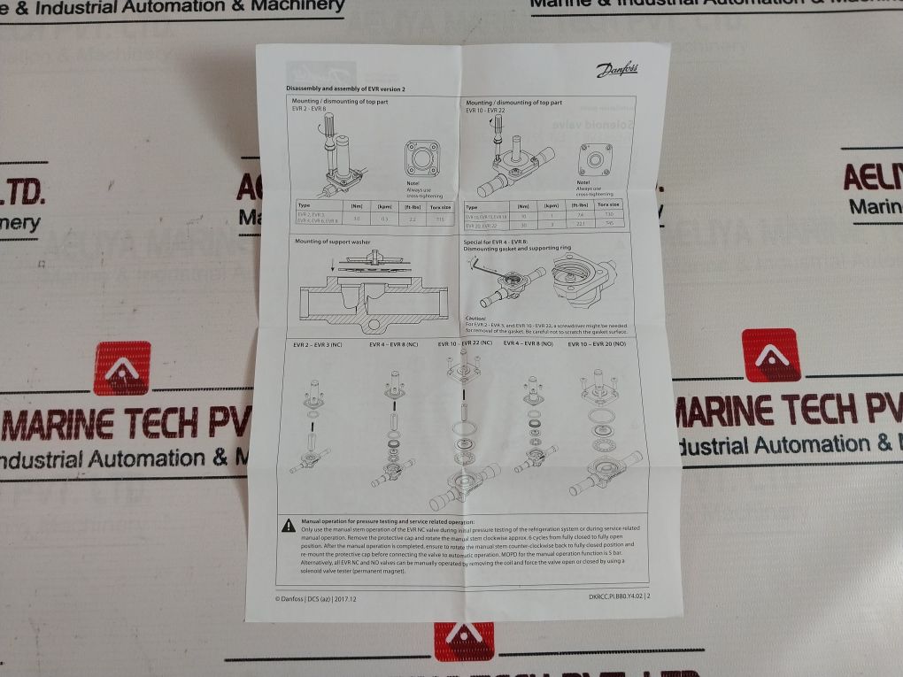 Danfoss Evr 10 Solenoid Valve 032L8095