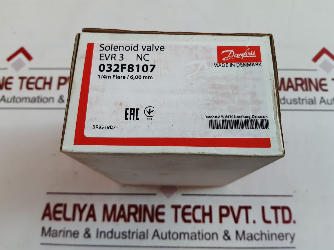 Danfoss evr 3 solenoid valve 032f8107