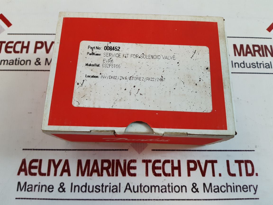 Danfoss Evr 6 Nc 032F8072 Solenoid Valve 008452