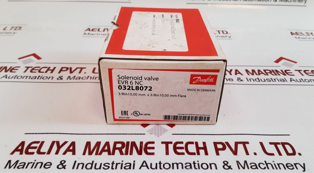 Danfoss Evr 6 Nc 032F8072 Solenoid Valve 008452