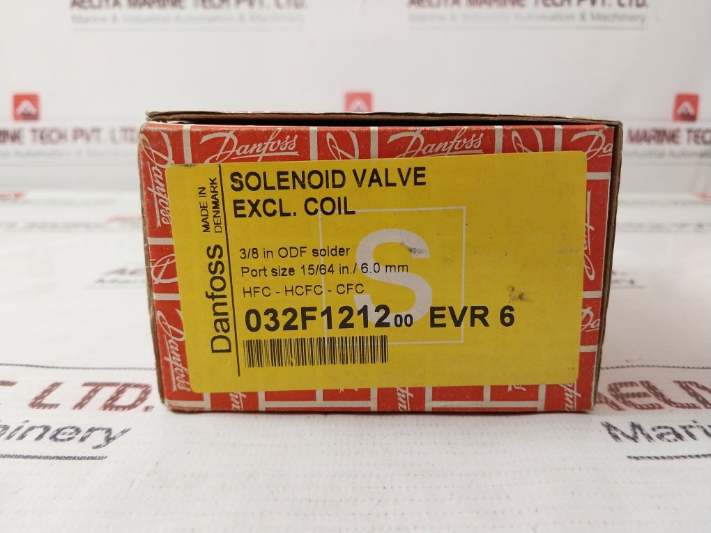 Danfoss Evr 6 Solenoid Valve 032F1212