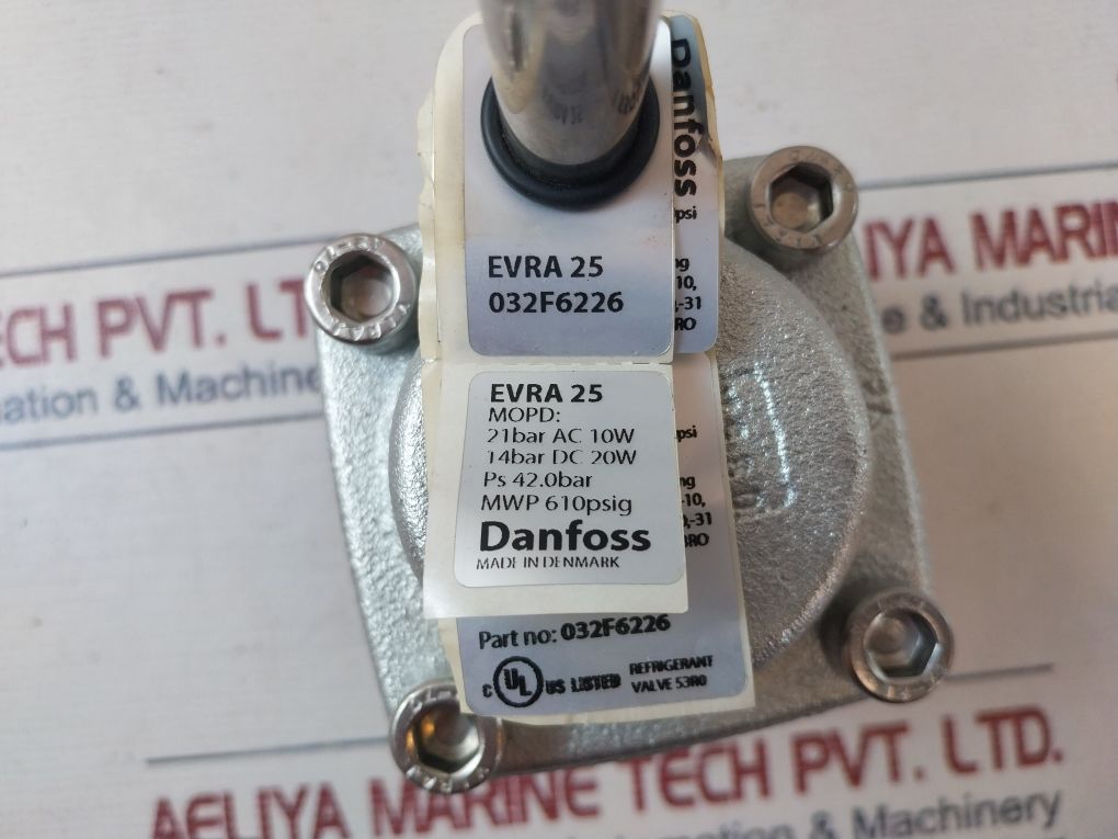 Danfoss Evra 25 Js1025 Solenoid Valve And 027F0081 Seal Kit