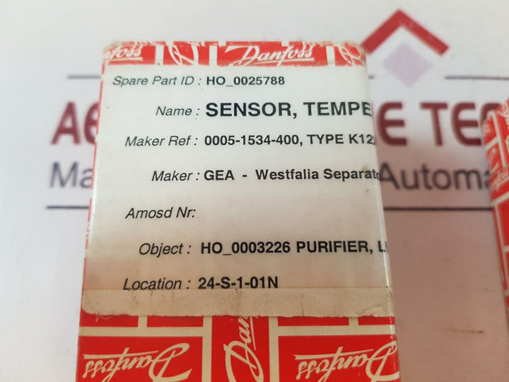 Danfoss mbt 5250 temperature sensor gea 0005-1534-400