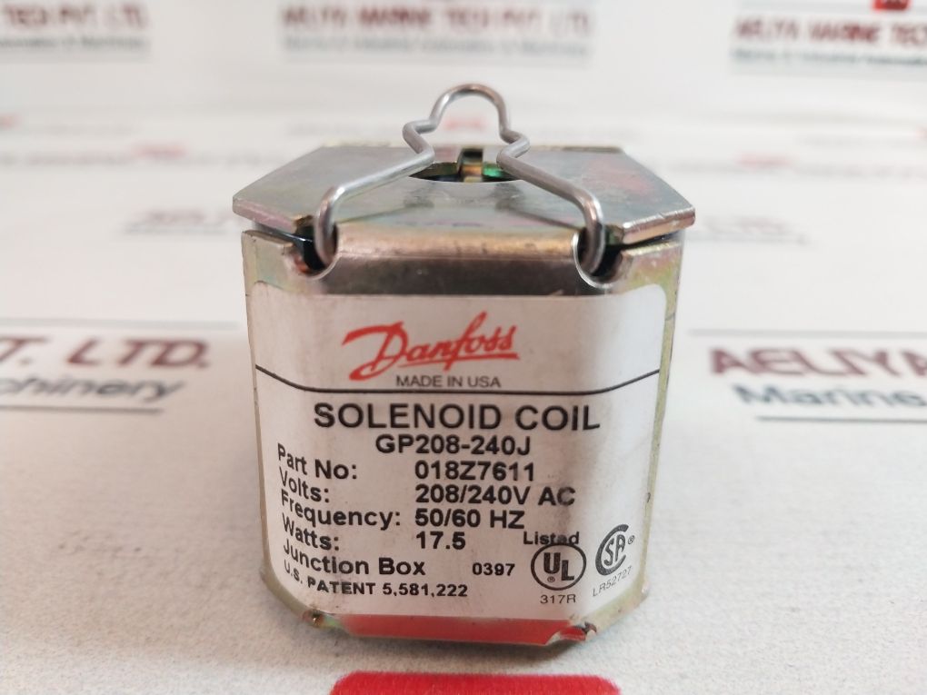 Danfoss Gp208-240J Solenoid Valve Coil 208/240V Ac 018Z7611