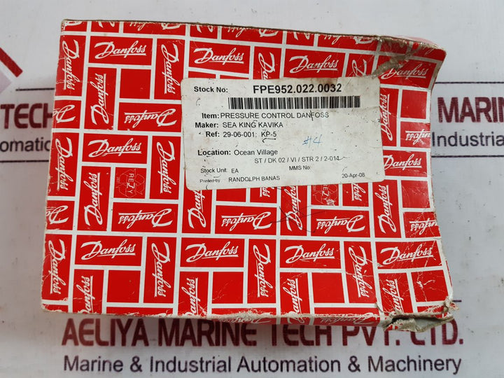 Danfoss Kp5 Pressure Control Switch