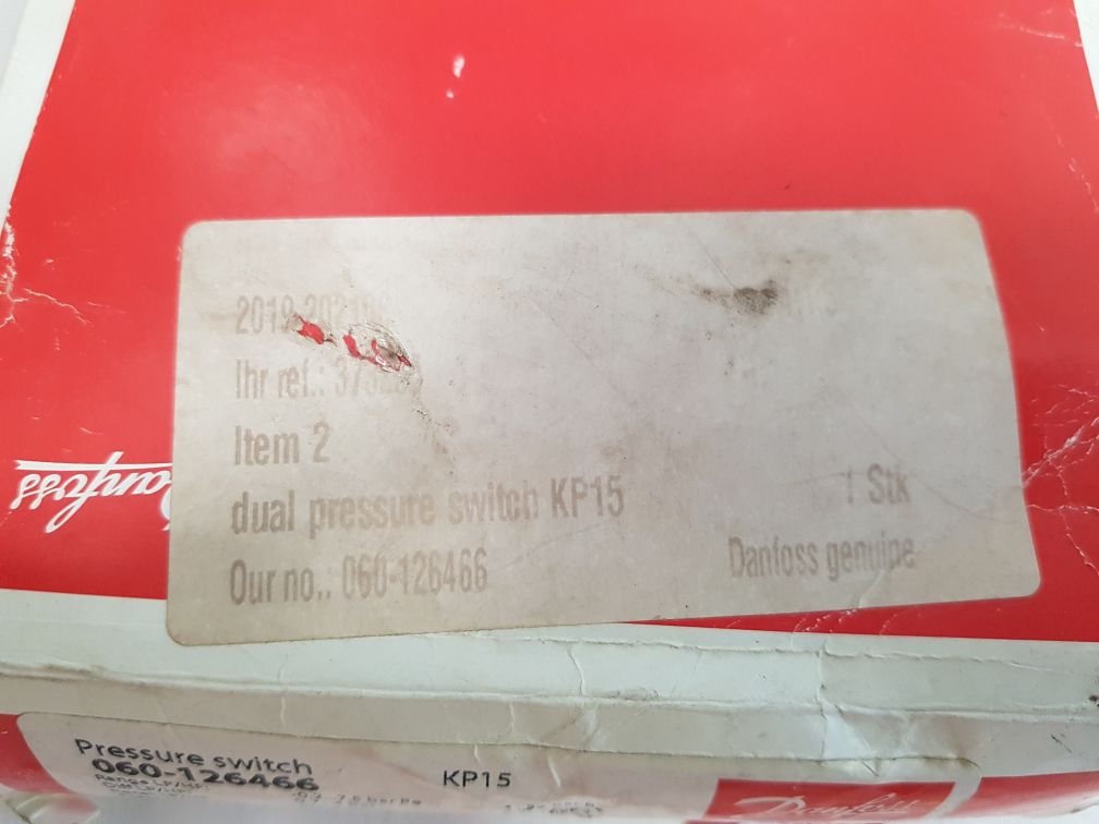 Danfoss Kp 15 Pressure Switch 060-126466