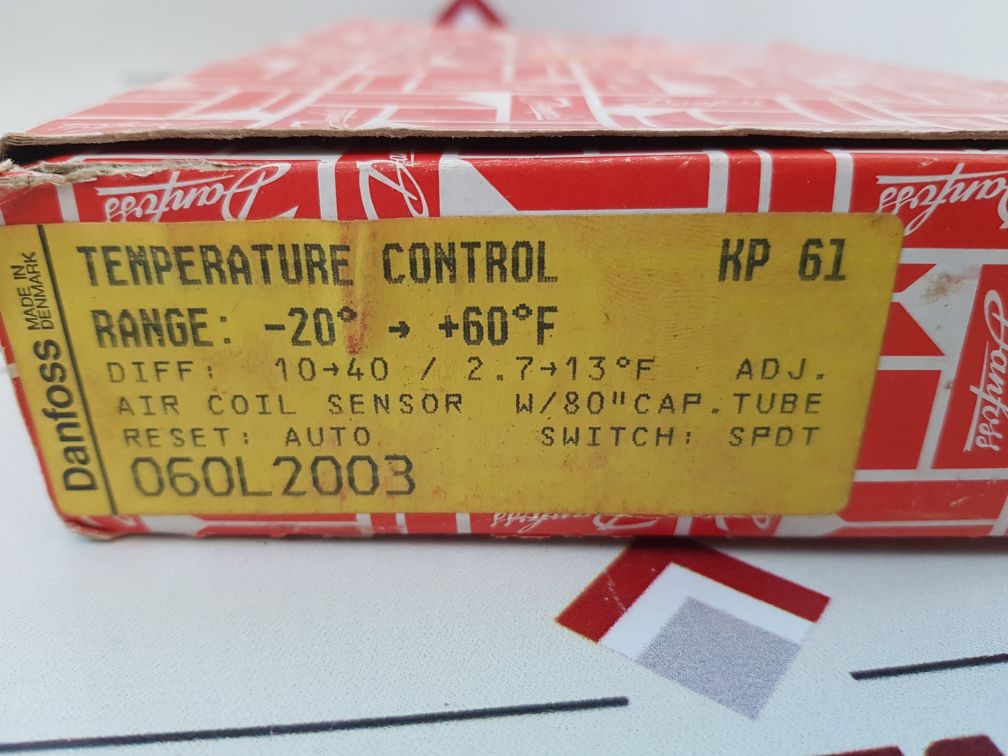 Danfoss Kp 61 Temperature Control 060L2003