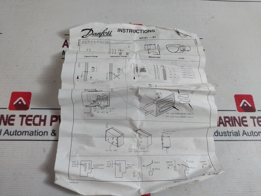 Danfoss Kp 71 Thermostat Temperature Switch