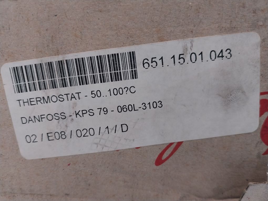 Danfoss Kps79 Thermostat 060L3103 Temperature Switch
