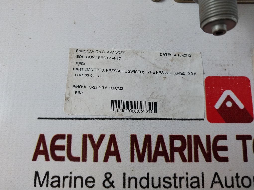 Danfoss Kps 33 Pressure Switch 060-3103 103