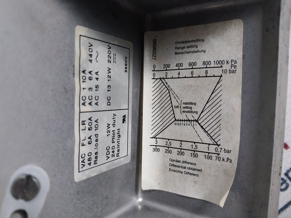 Danfoss Kps 43 Pressure Control Switch