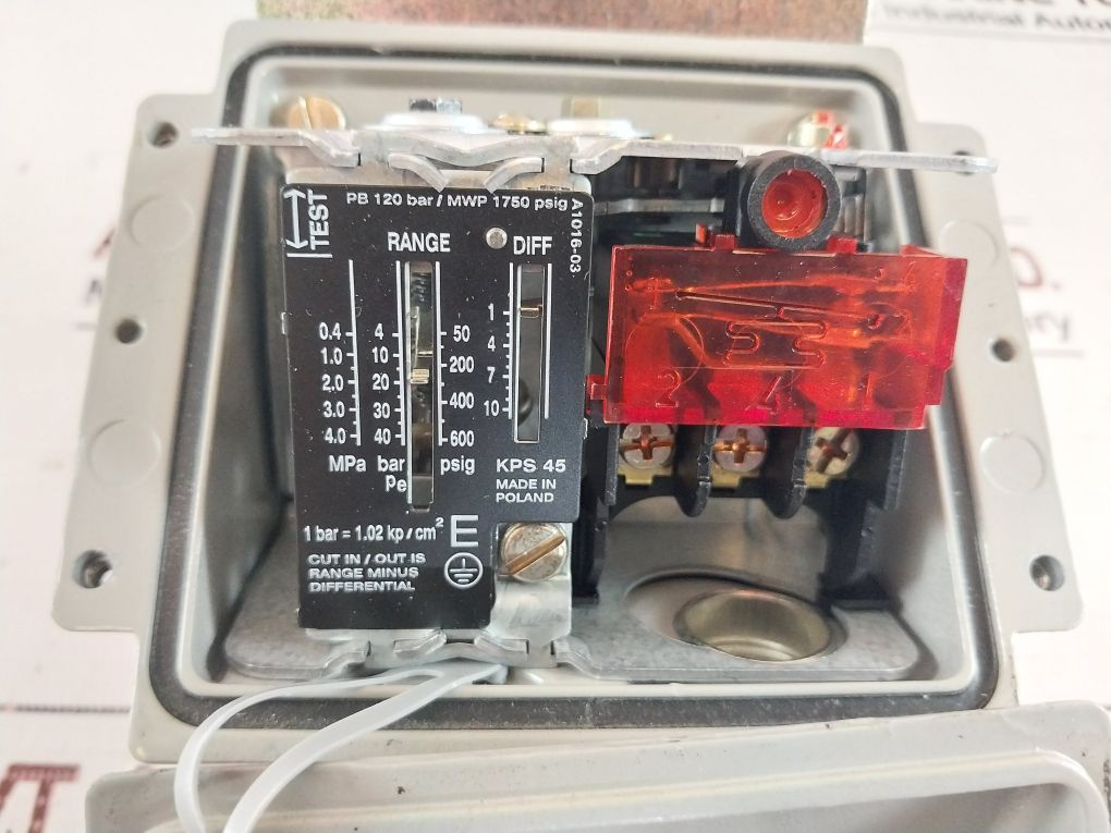 Danfoss Kps 45 Pressure Switch 480 Vac