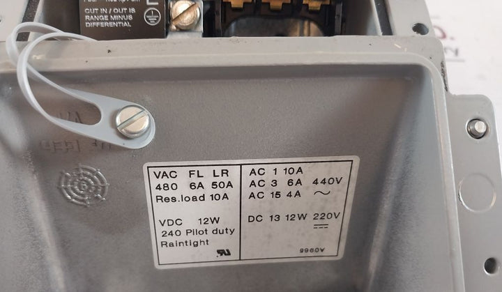 Danfoss Kps 45 Pressure Switch 480 Vac