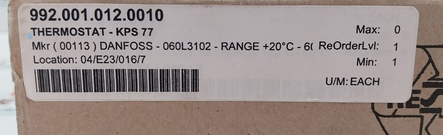 Danfoss Kps 77 Temperature Switch En 60947-4-5