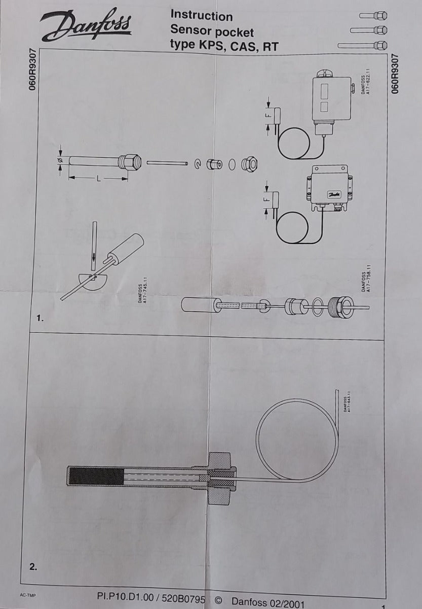 Danfoss Kps 77 Temperature Switch En 60947-4-5