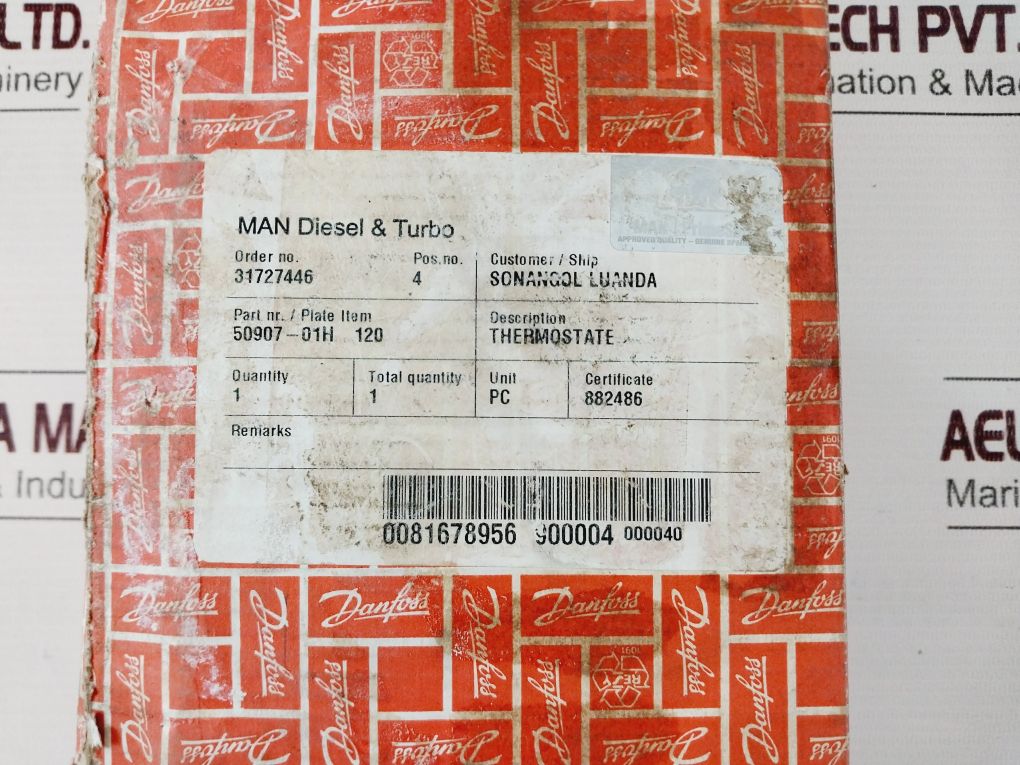 Danfoss Kps 80 Thermostat Temperature Switch