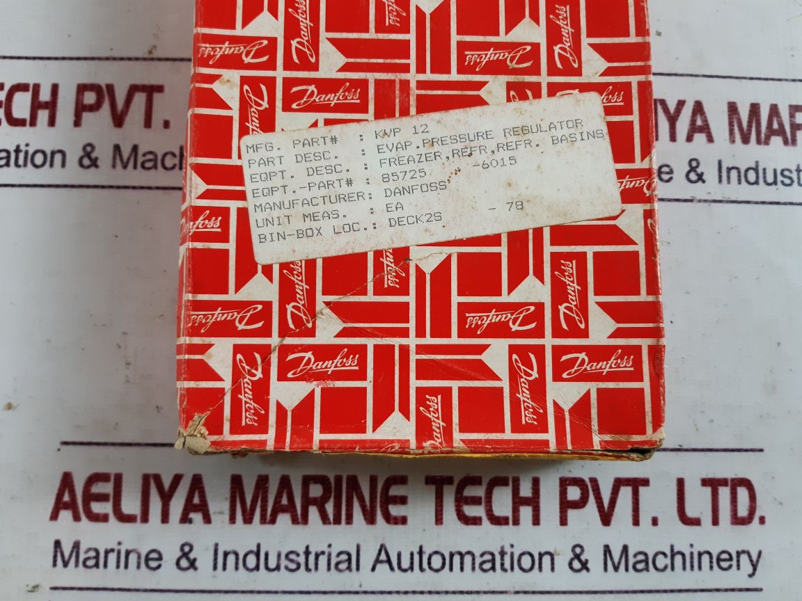 Danfoss Kvp12 021 Pressure Regulator Kvp 12