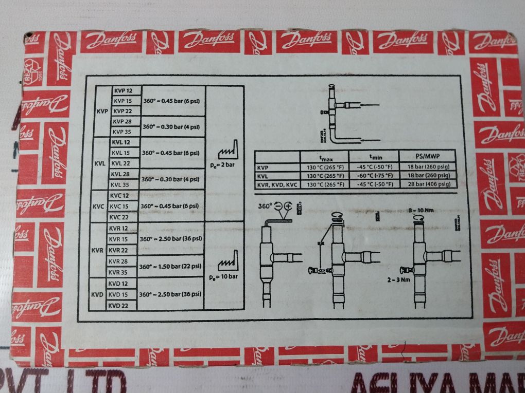 Danfoss Kvp 15