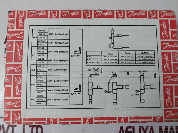 Danfoss Kvp 15