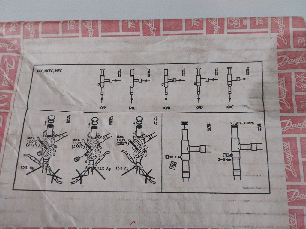 Danfoss Kvp 15 Evaporator Pressure Regulator Valve
