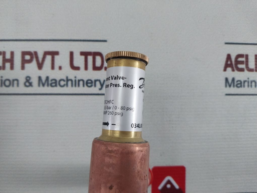 Danfoss Kvp 15 Refrigerant Expension Valve 0-5,5 Bar/0-80 Psig