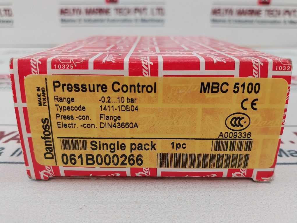 Danfoss Mbc 5100 Pressure Switch Control 360.01.98.02