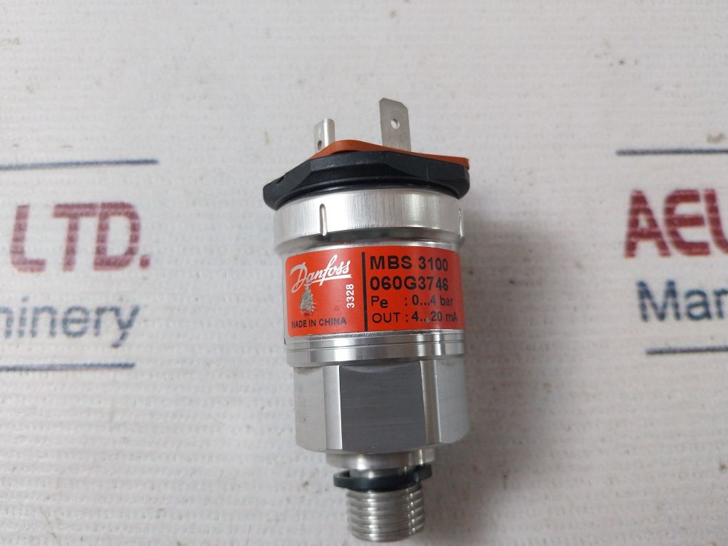 Danfoss Mbs 3100 Pressure Transmitter 060G3746 0-4 Bar