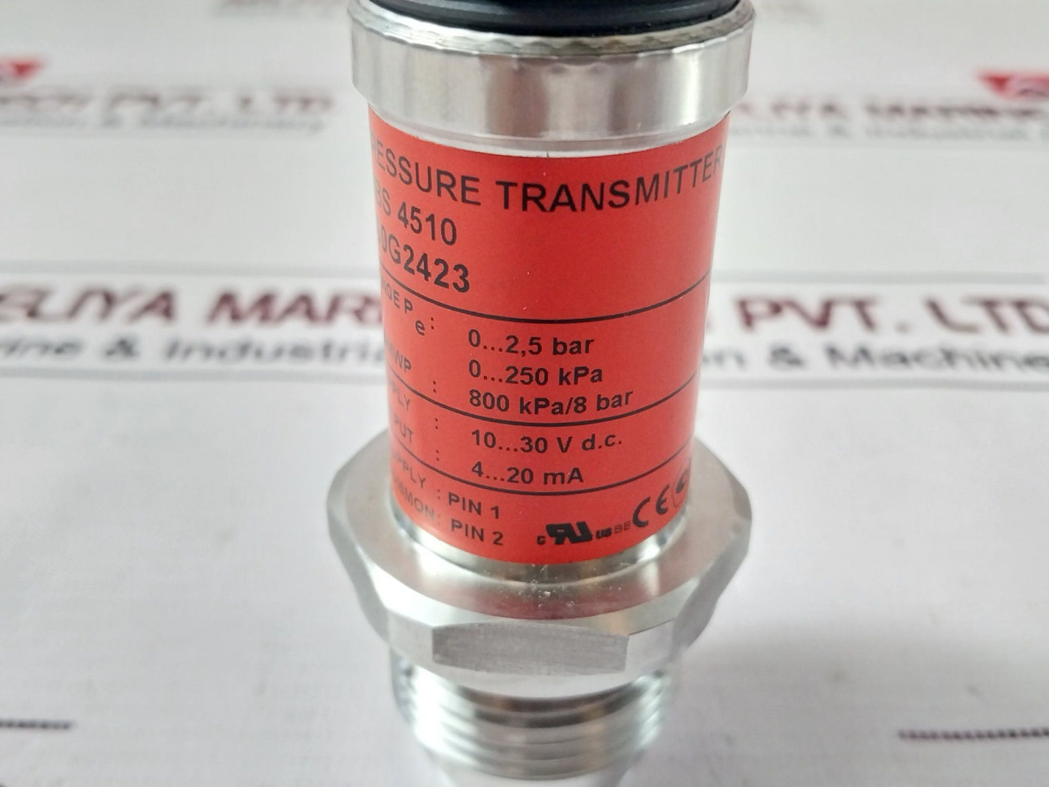 Danfoss Mbs 4510 Pressure Transmitter 060G2423 10..30 Vdc