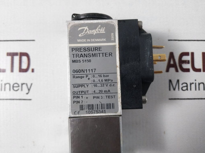 Danfoss Mbs 5150 Pressure Transmitter 060N1117