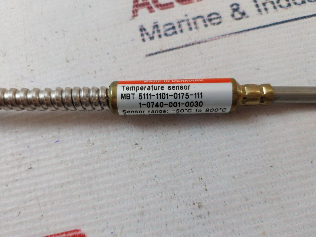 Danfoss Mbt 5111-1101-0175-111 Temperature Sensor 140Mm-7.5M Cable