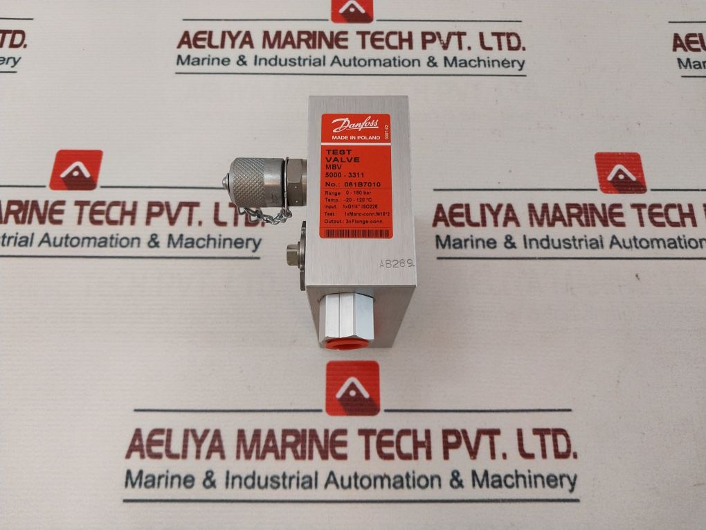 Danfoss Mbv 5000-3311 Test Valve 0-180 Bar