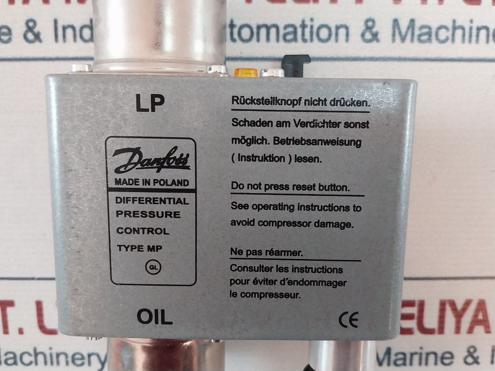 Danfoss Mp 55 Differential Pressure Control