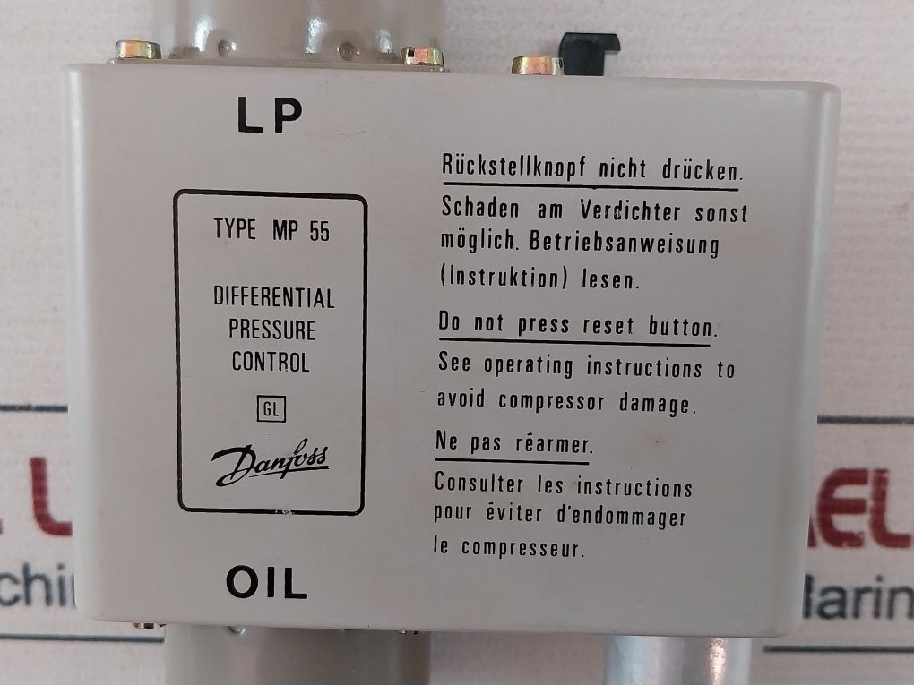Danfoss Mp 55 Differential Pressure Control 060B0172