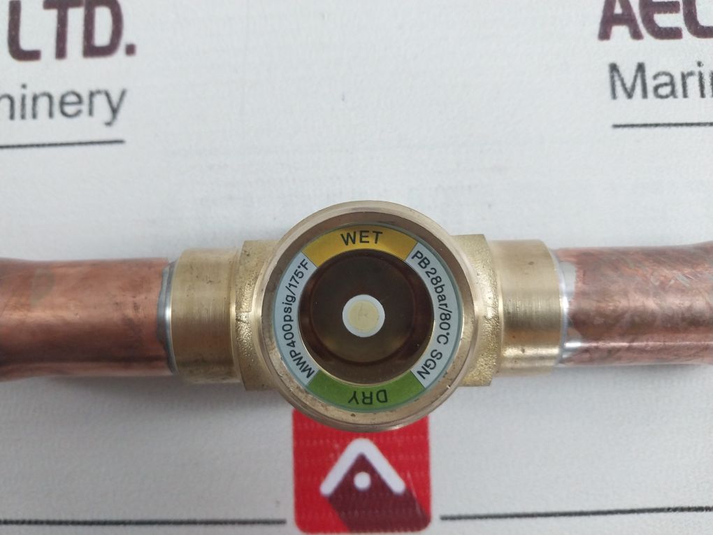Danfoss Pb28Bar/80°C Sgn Sight Glass Moisture Indicator Mwp400Psig/175°F