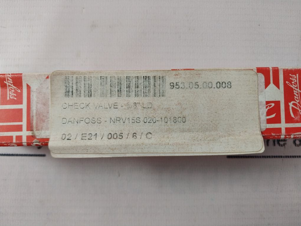 Danfoss Nrv 15S 020-101800 Check Valve