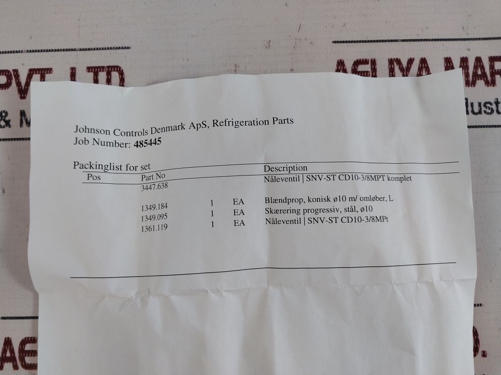 Danfoss Ps.52 754 Gauge Valve 52.0 Bar