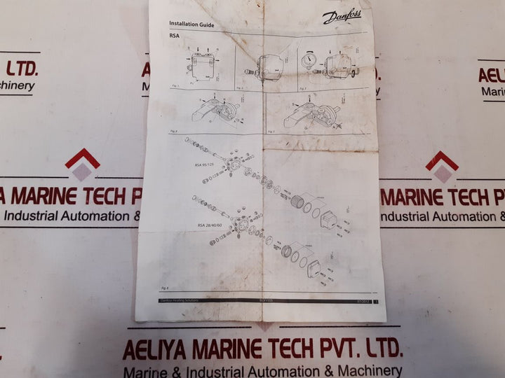 Danfoss Rsa 60 L Oil Pump 070L3350