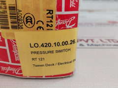 Danfoss Rt121 Pressure Control Switch 017-521566 0-100 Kpa