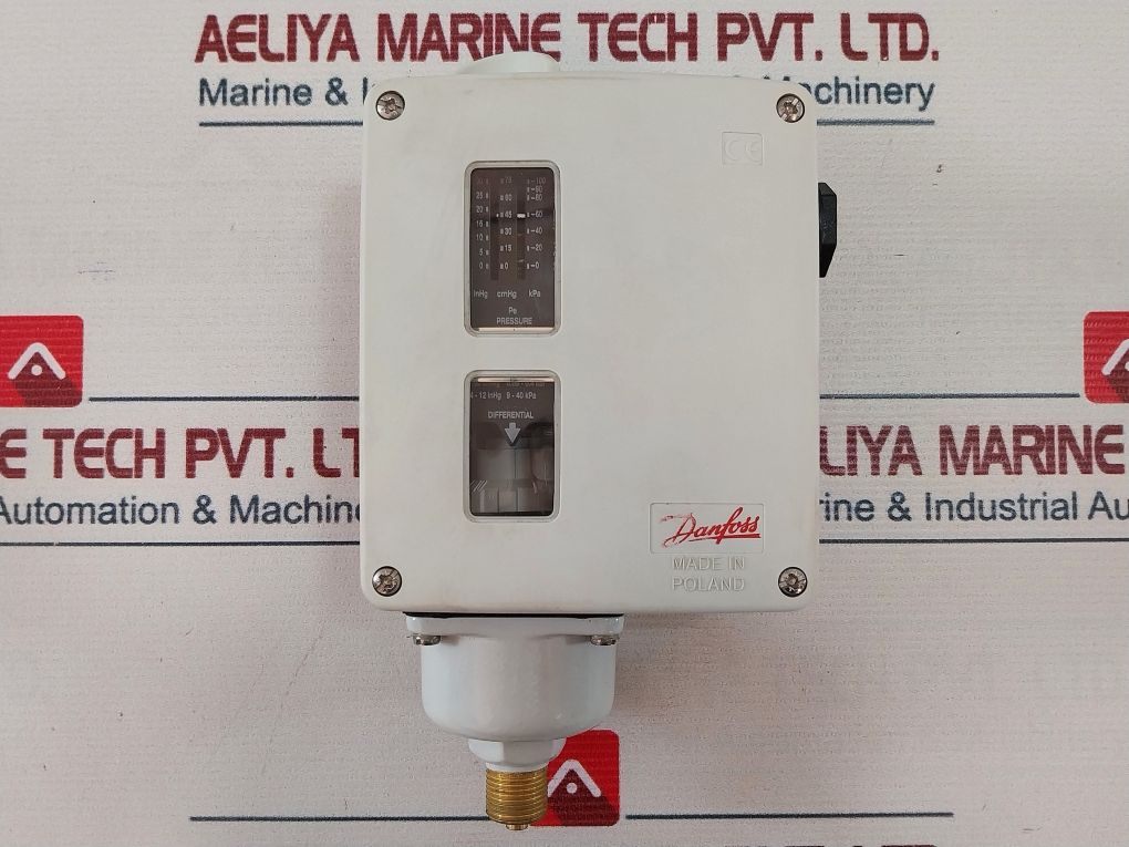 Danfoss Rt121 Pressure Control Switch 017-521566 0-100 Kpa