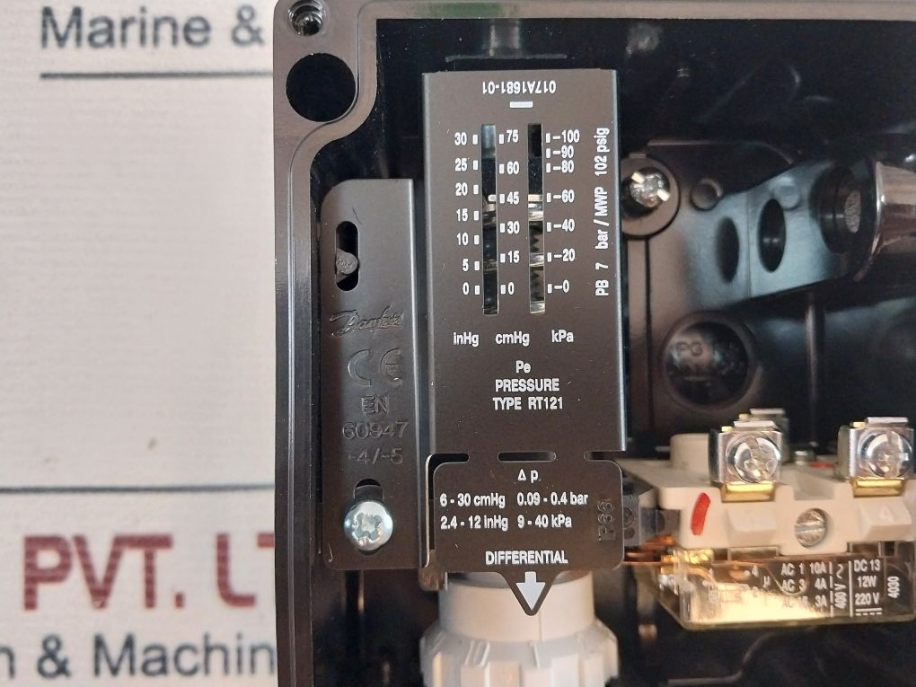 Danfoss Rt121 Pressure Switch
